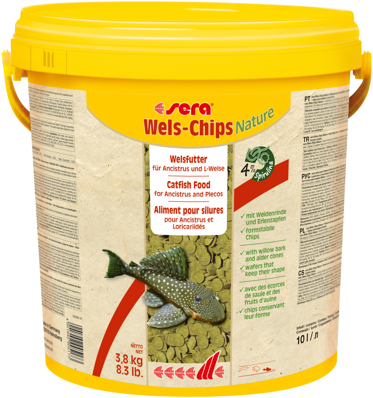 sera Wels-Chips Nature 10l