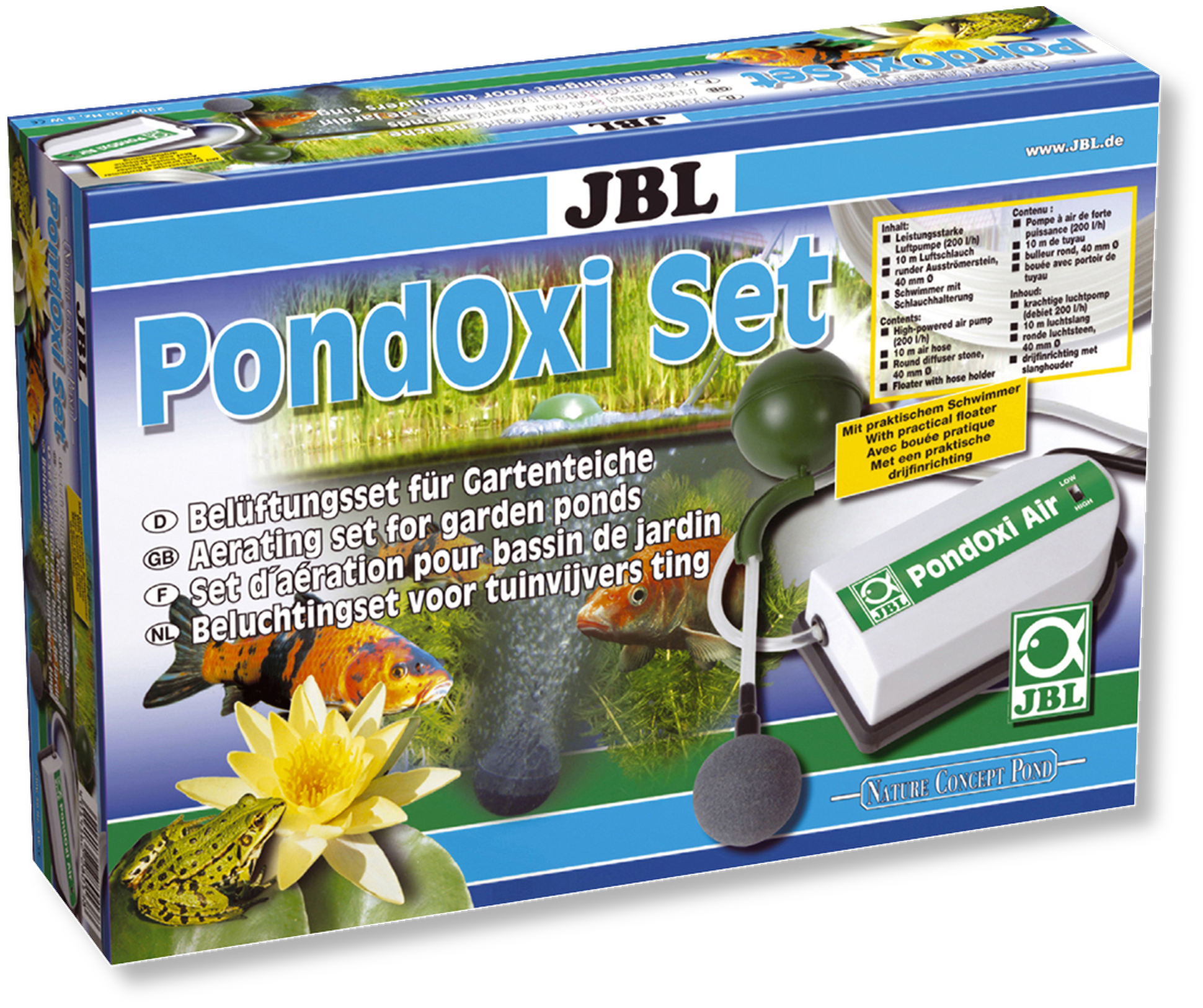 JBL-PondOxi-Set JBL PondOxi Set Gartenteichbelüftung
