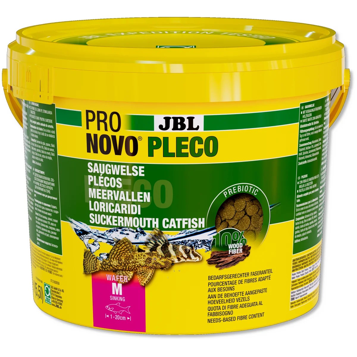 JBL PRONOVO PLECO WAFER M 5,5l