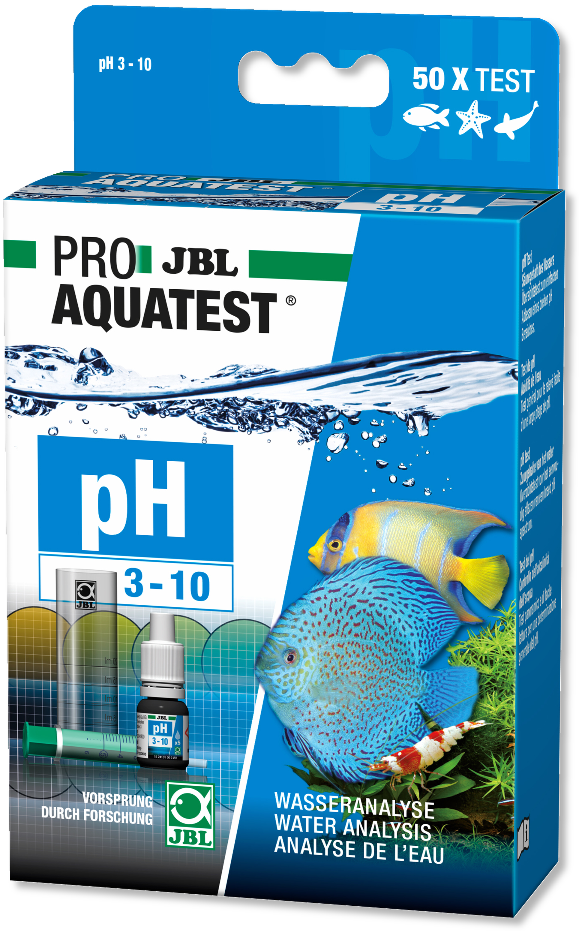JBL Test PROAQUA  pH 3.0-10.0