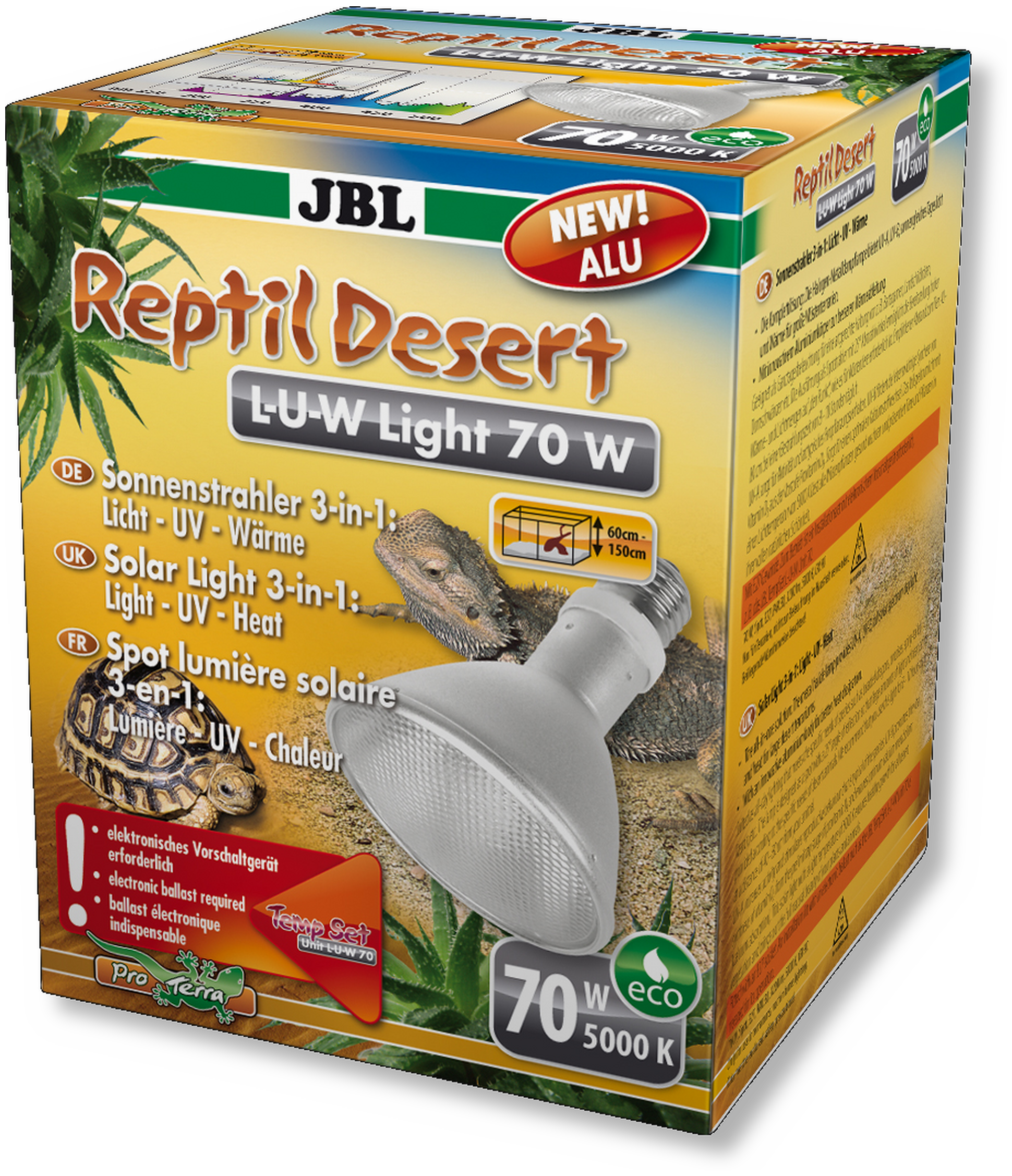 JBL ReptilDesert L-U-W Light alu 70W