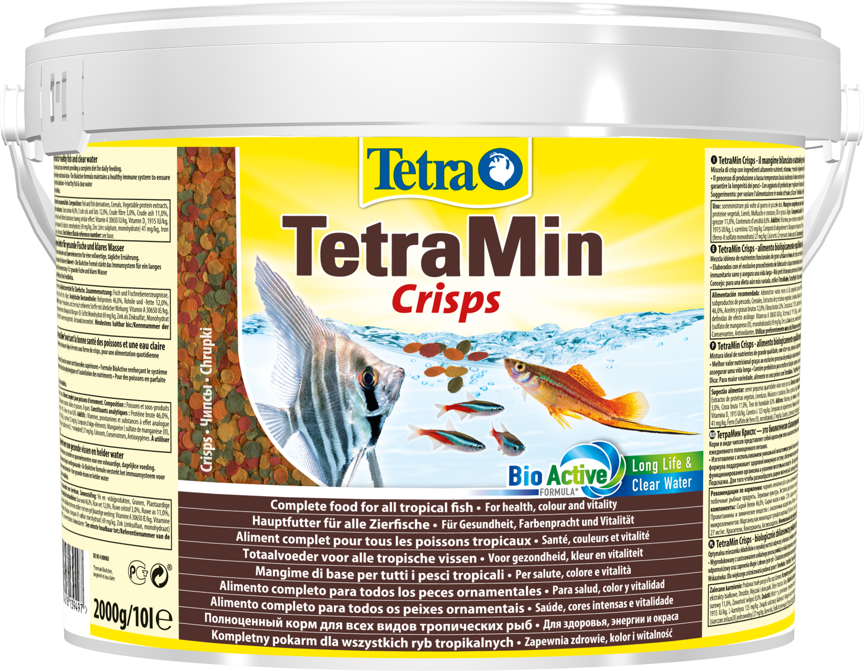 TetraMin Crisps10 L. MHD 08/2025