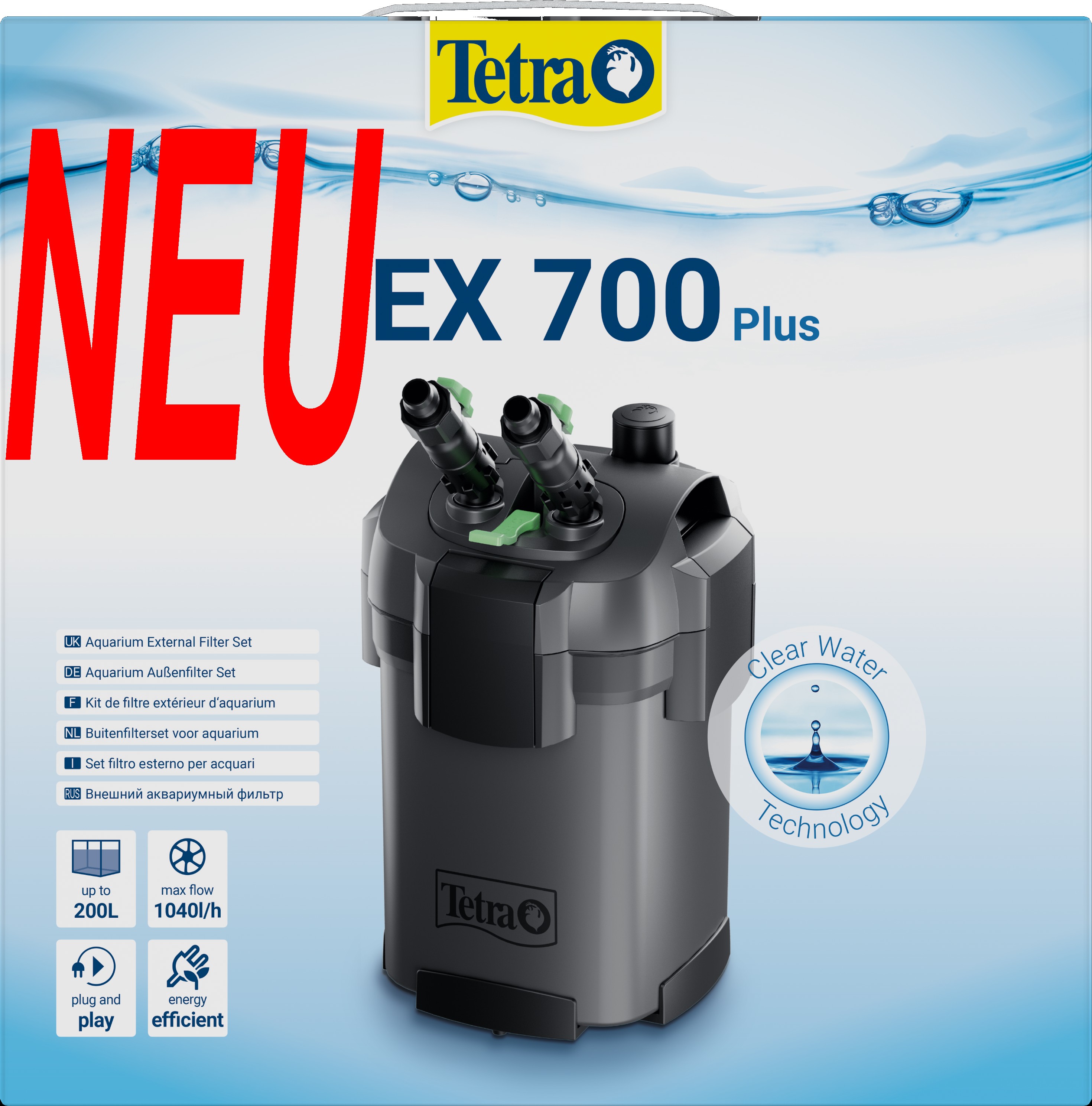 Tetra EX 700 Plus Außenfilter-Komplettset