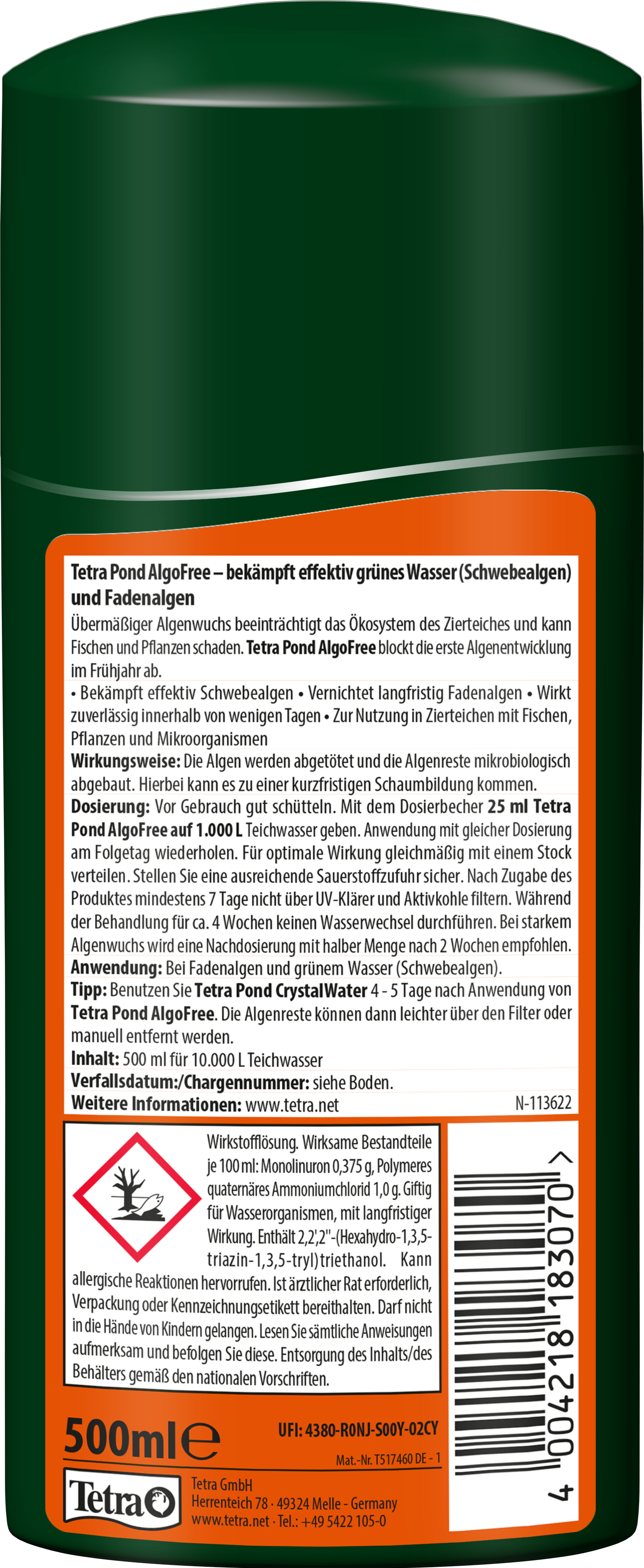 TetraPond AlgoFree 500 ml