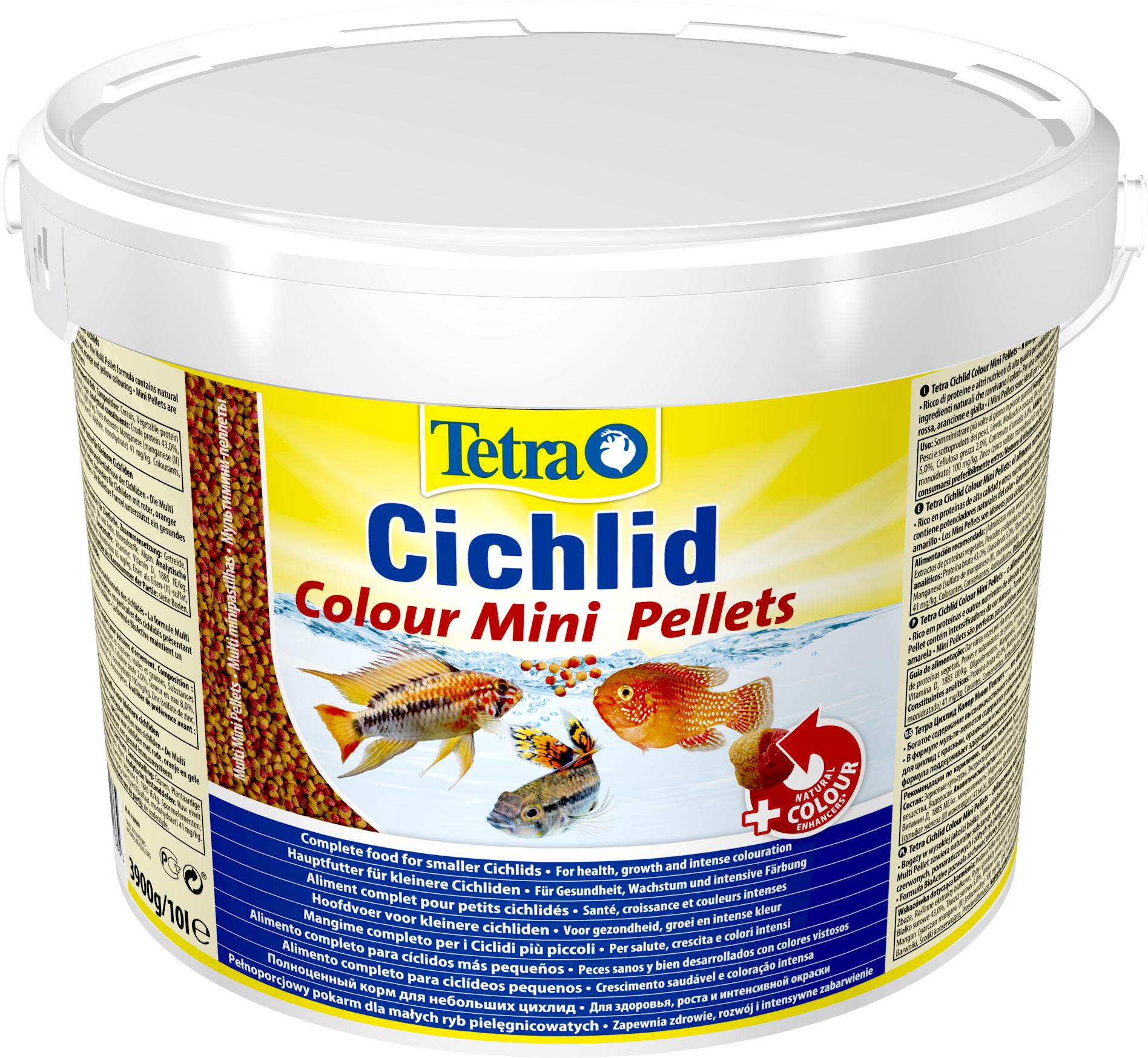 Tetra Cichlid Colour Minipellets 10 l