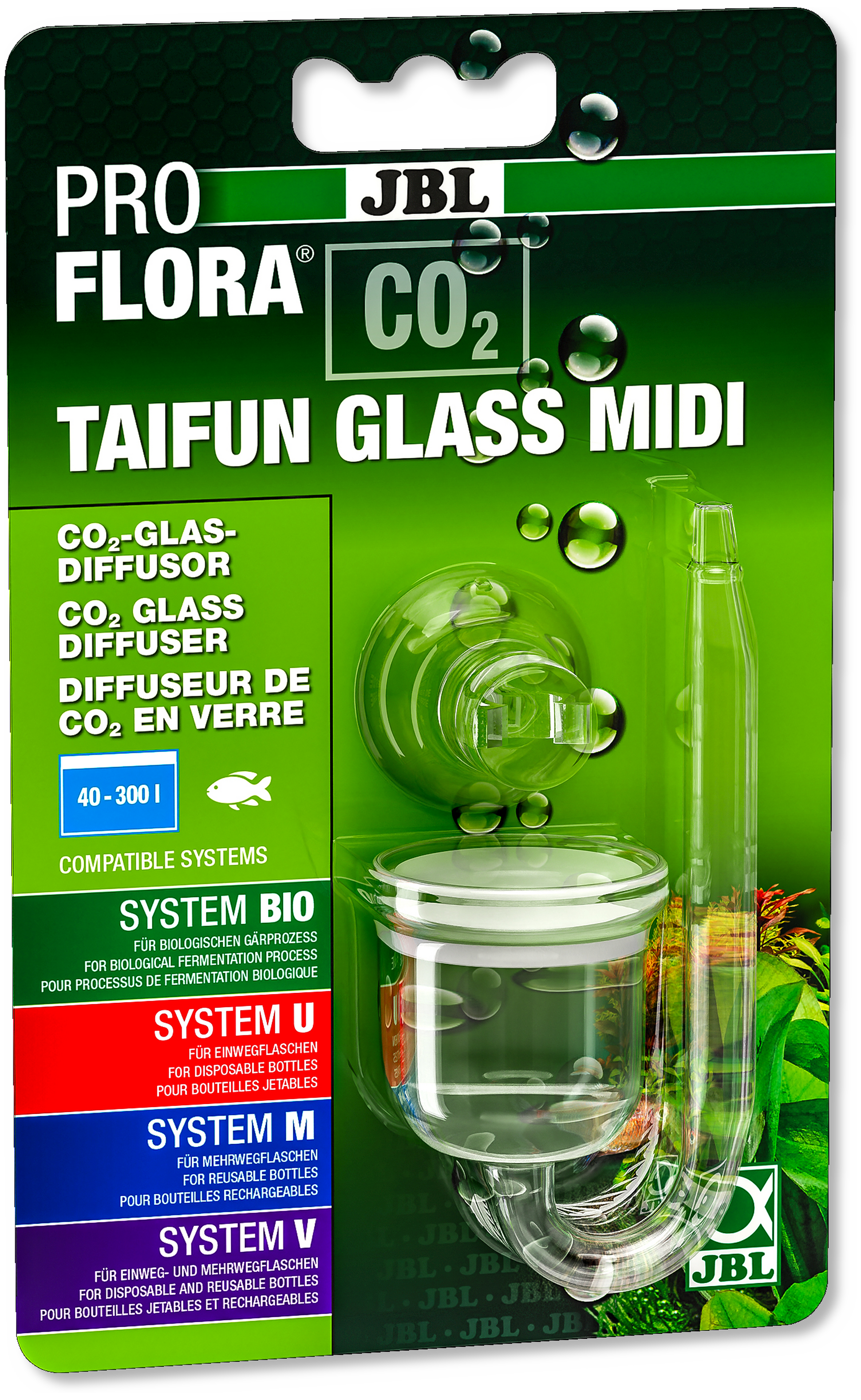 JBL ProFlora CO² TAIFUN GLASS MIDI