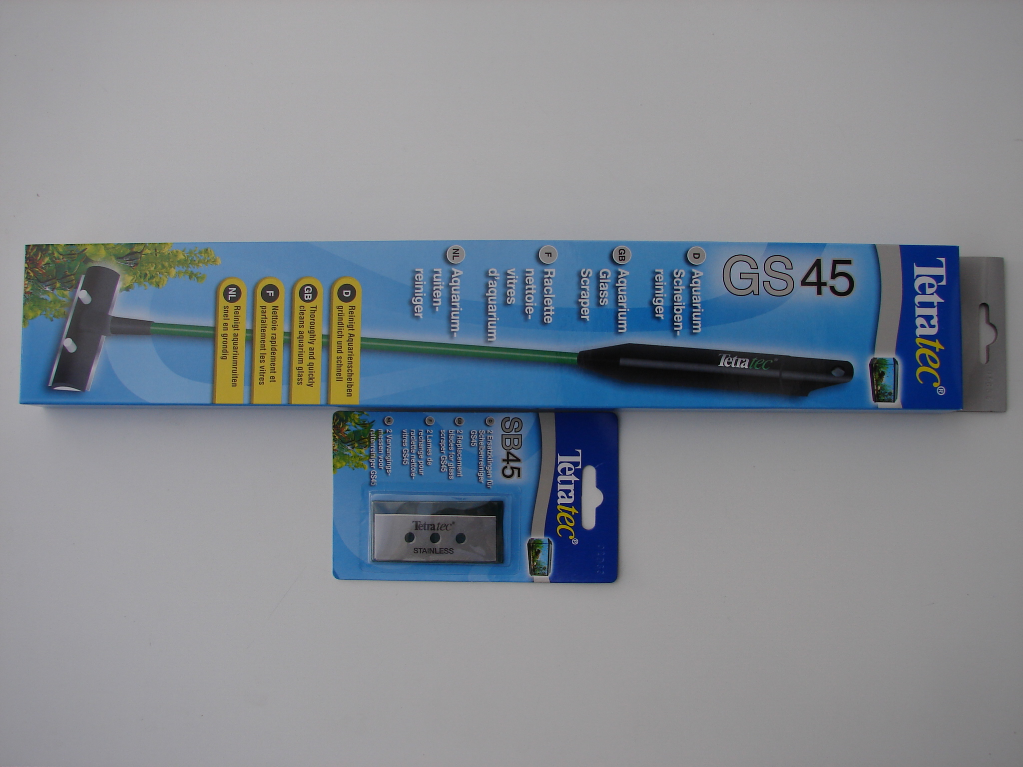 Tetra-Scheibenreiniger-mit-Klingen Tetratec Scheibenreiniger GS 45+ Ersatzklingen