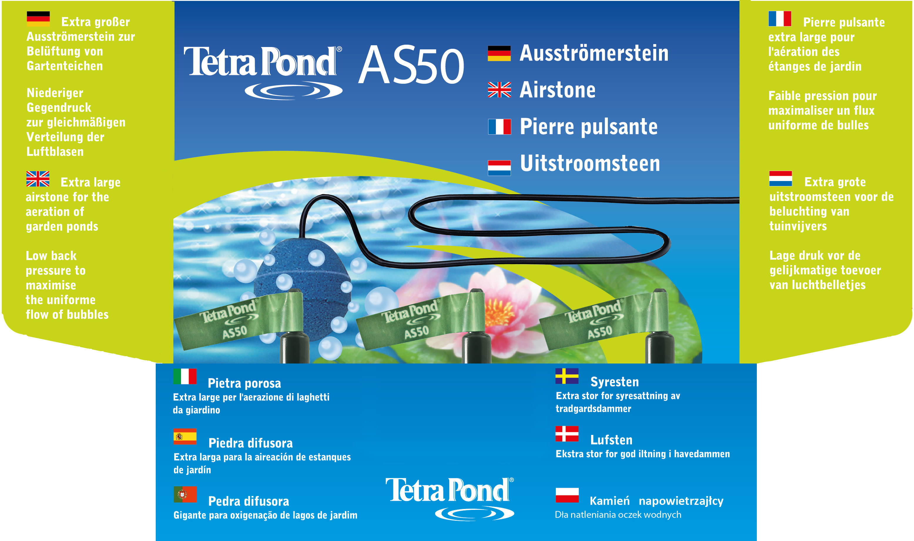 Tetra Pond Ausströmer AS 50 + Schlauch