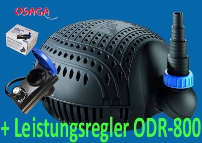 OSAGA ECO OSF Schwarze Flunder +Leistungsregler ODR-800