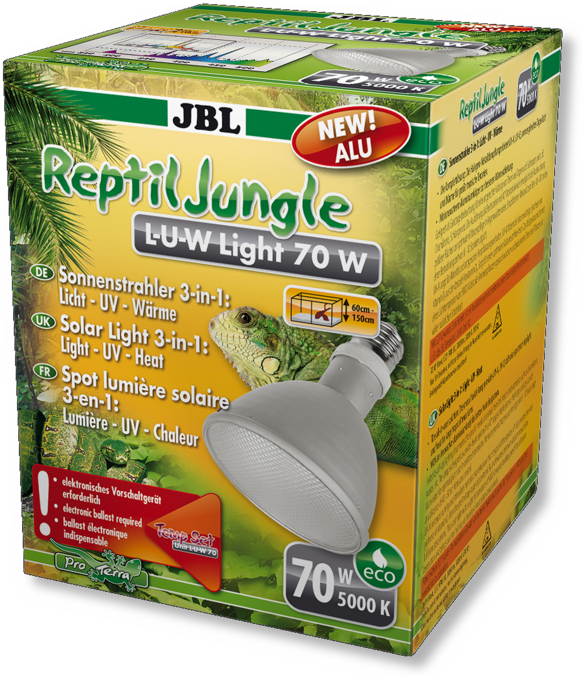 JBL-Reptil-Jungle-L-U-W-Light-alu-70-Watt JBL Reptil Jungle L-U-W Light alu 70 Watt+