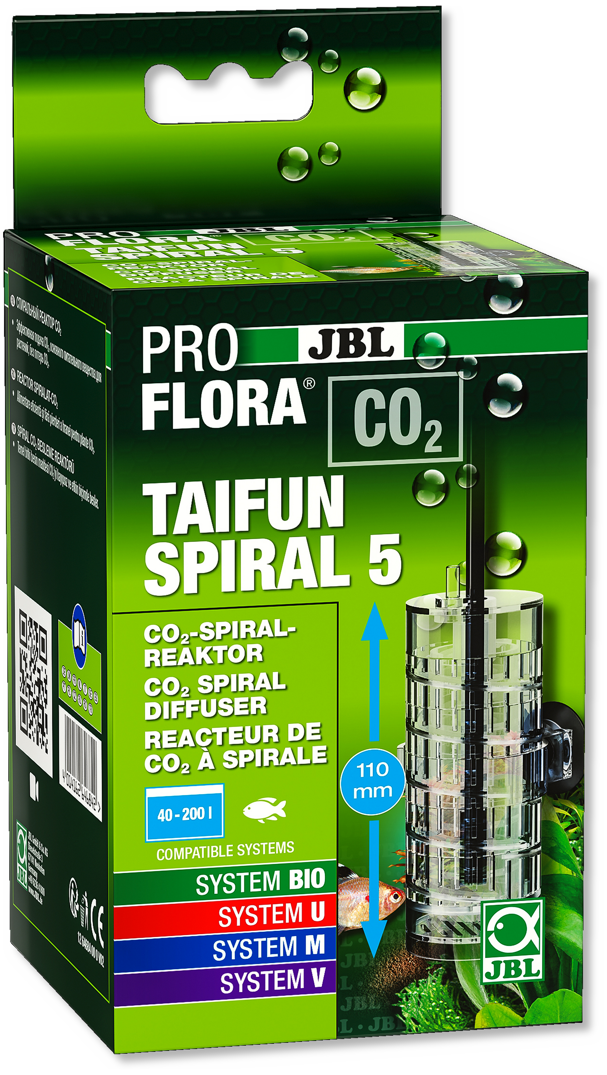 JBL CO 2 ProFlora  TAIFUN SPIRAL 5