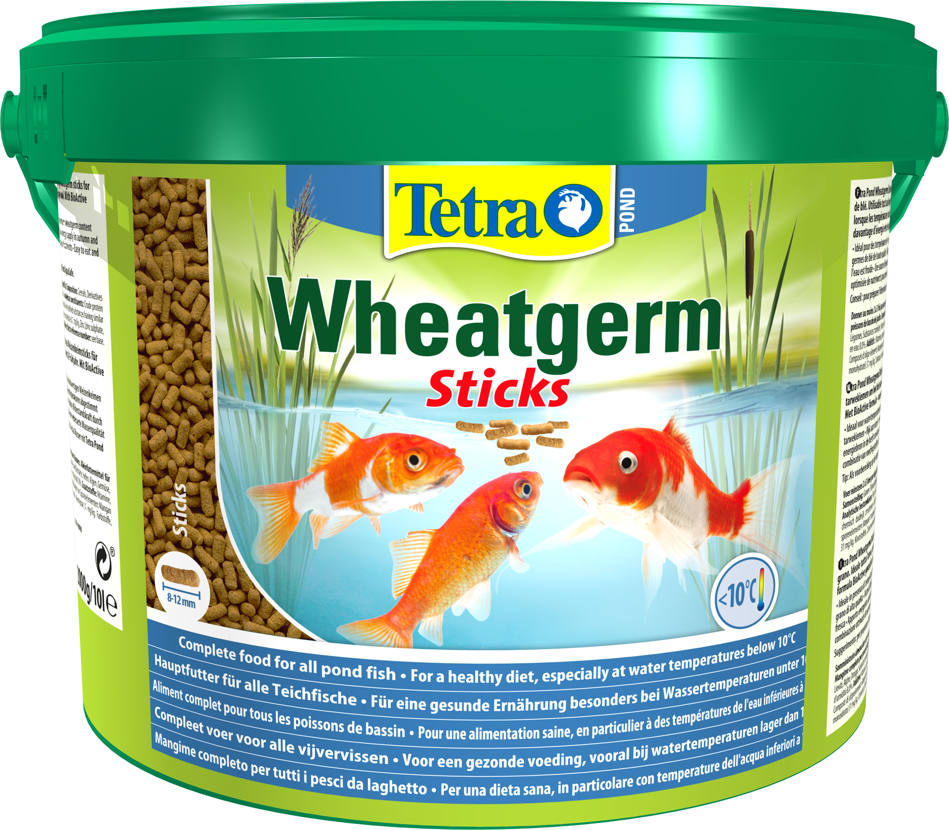 Tetra Pond Wheatgerm Sticks 10 L